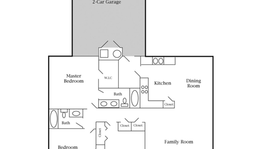 3 Bedroom Home South of Columbia - Truman Floorplan