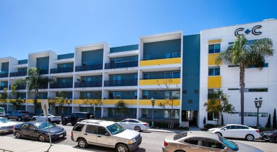 Huge 1bed, Open Floor Plan, W/D in-unit + parking: Chula Vista at 3rd St.