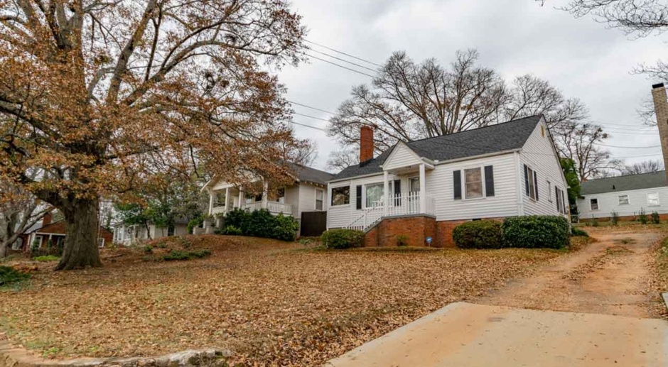 2 BR 1 BA Home For Rent - Overbrook Historic District- Downtown Greenville 