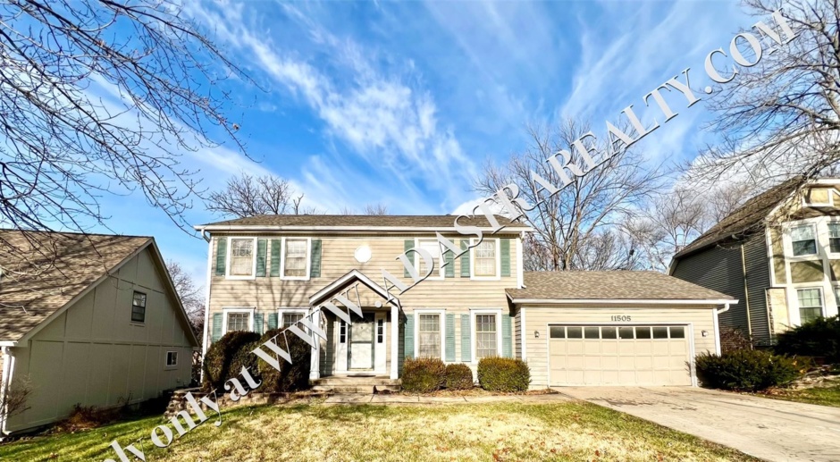 Beautiful 4 Bed/4 Bath Home in Overland Park-Available NOW!!