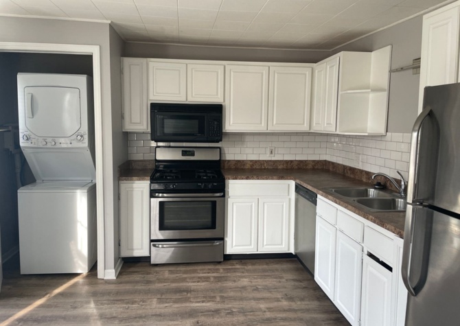 Apartments Near Completely renovated 1 bedroom, 1 bath upper unit near downtown Rockford.