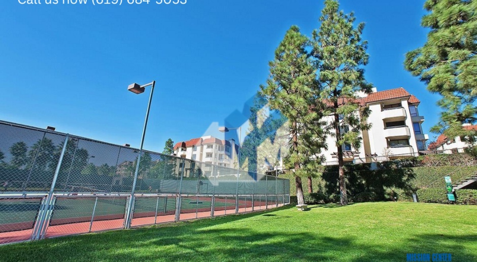Stunning 1-bedroom condo in The Courtyards, the most prestigious community in Mission Valley West.