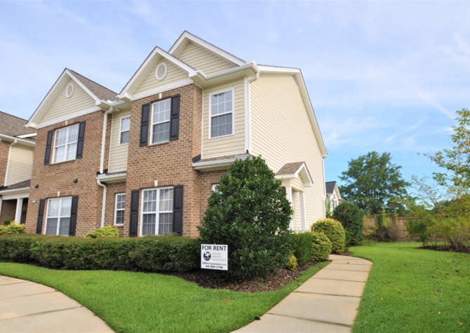 Houses Near End Unit Fuquay Varina Townhome Available Immediately