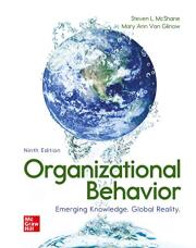 Organizational Behavior: Emerging Knowledge. Global Reality