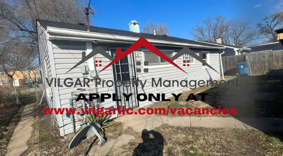 NEW… 3 bedrooms, 1 bath, slab home in Gary, IN