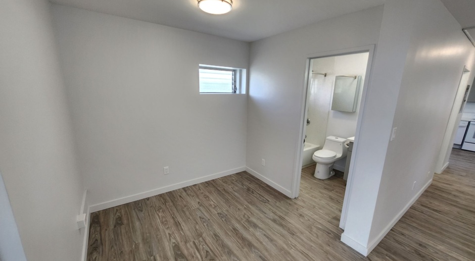 Freshly renovated - Sleek two bedroom / two bathroom / two parking - SPLIT AC - ALL NEW APPLIANCES. 2nd floor walk-up