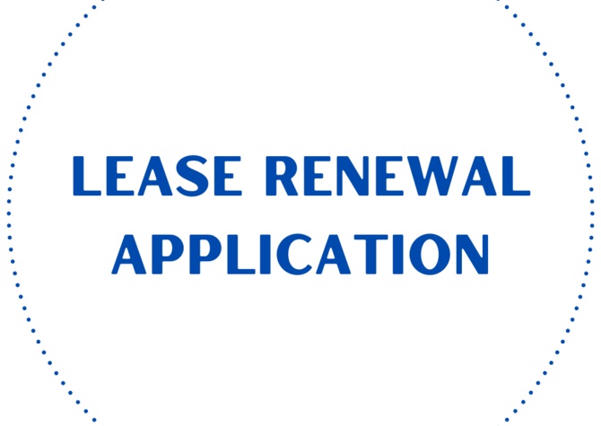 Houses Near lease renewal application 