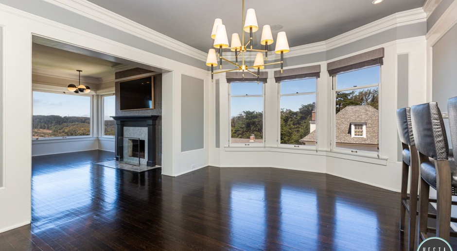 LUXURY HOME AVAILABLE RIGHT AT THE ENTRANCE TO THE PRESIDIO!  