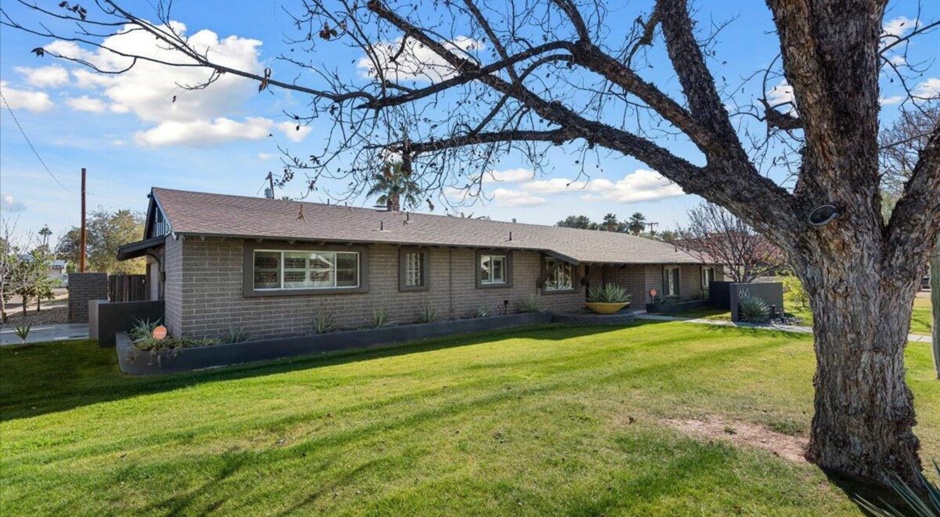 Beautiful, fully remodeled, Mid-Century modern 3 bedroom 2 bath home with pool and landscape services included!
