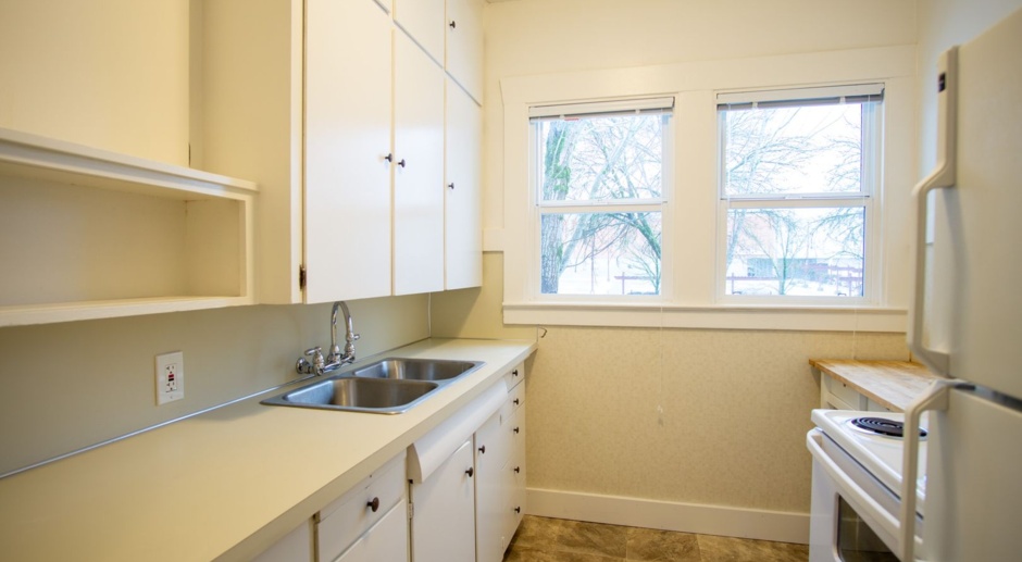 Look & Lease Special! Gorgeous 2-Bedroom Corner Flat in 1911 Four-Plex!