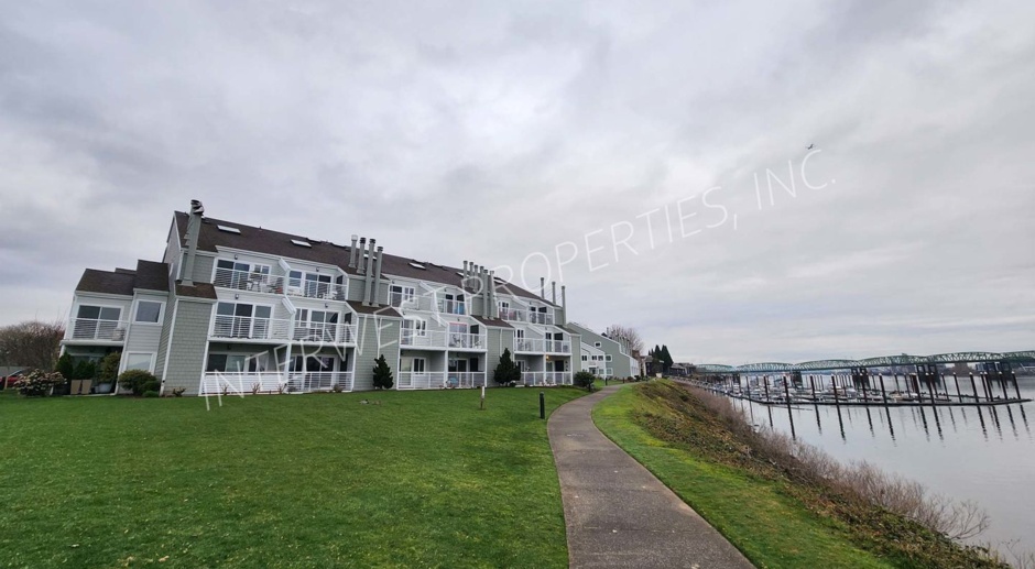 *1ST MONTH FREE* 2 BD Condo with River View, washer/dryer, microwave and W/S/G&L included.