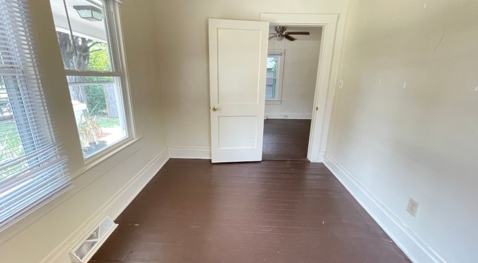 Available for short-term lease only...Incredible location on Cameron Ave. 2 BR + 2 bonus rooms + parking, just blocks to UNC or Franklin St. - Includes water & sewer!